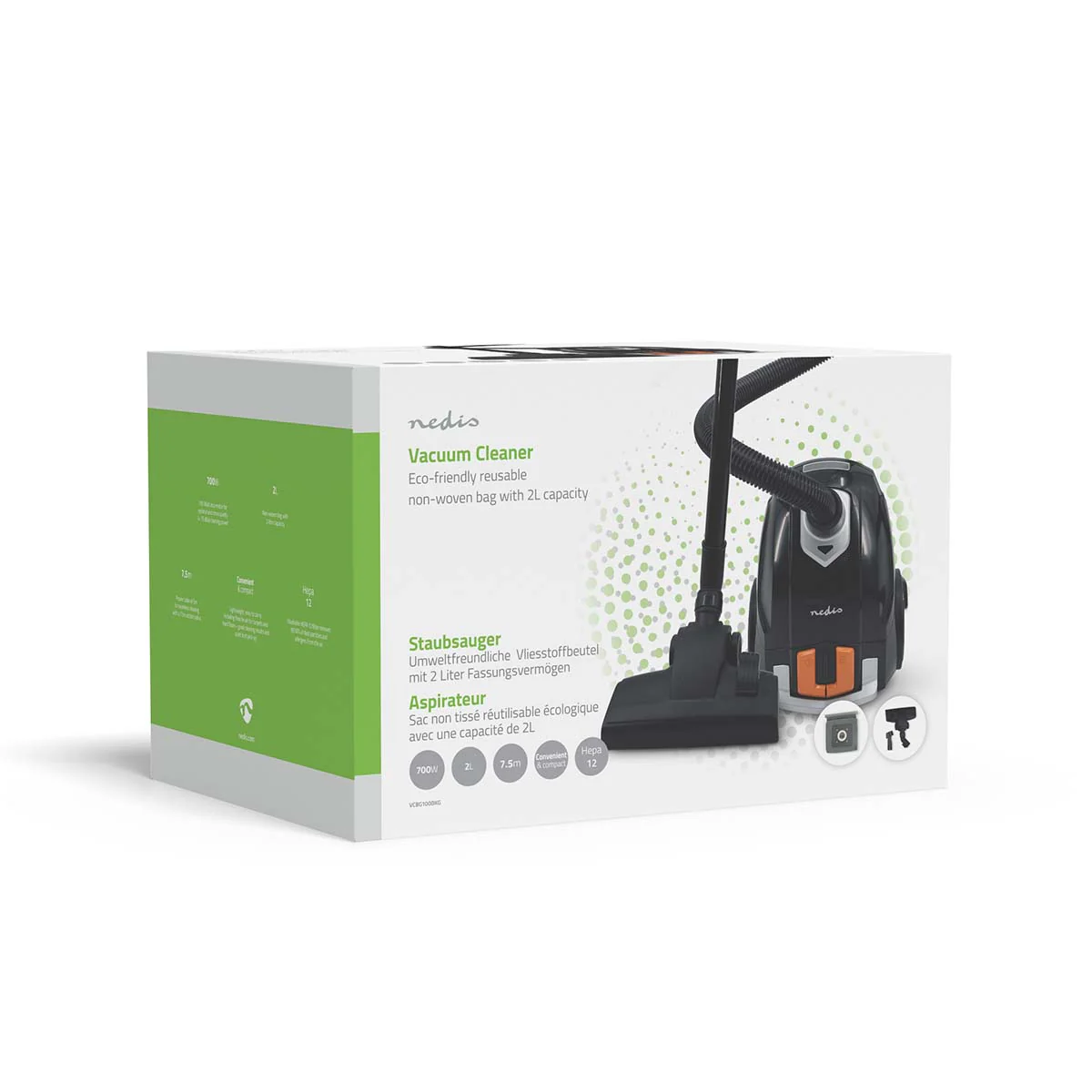 Stofzuiger Met Zak - 700W - Stof capaciteit: 2.0l - Image 9