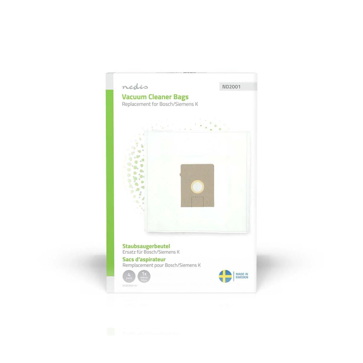 Stofzuigerzak 4 Stuks - Synthetisch - Meest verkocht voor: Bosch / Siemens Arriva - Smiley K - Image 2