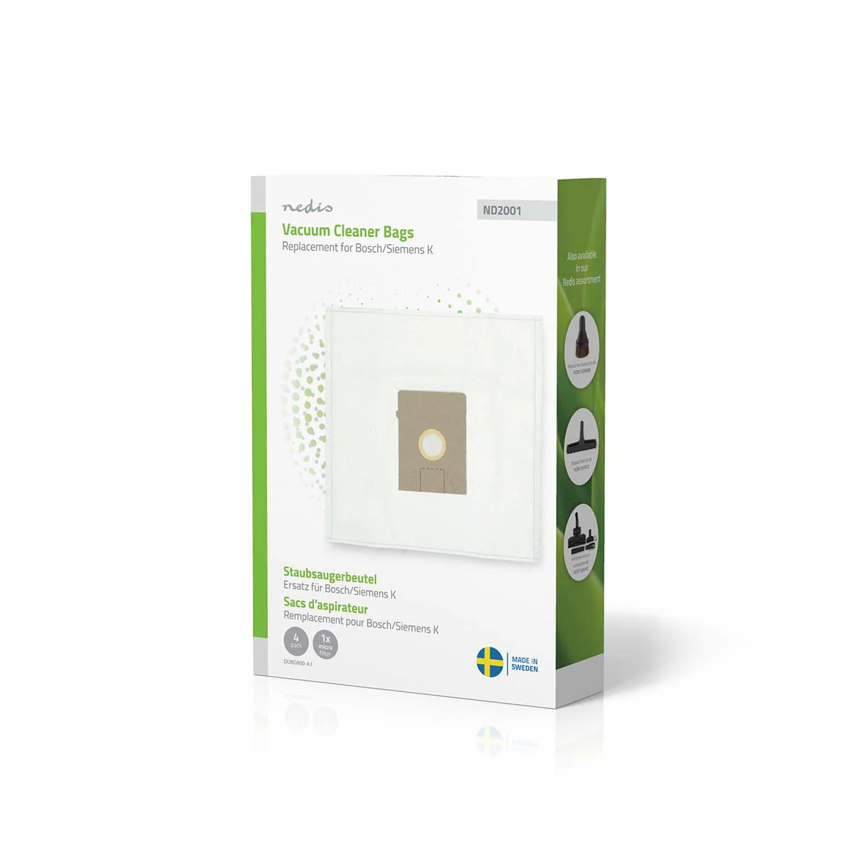 Stofzuigerzak 4 Stuks - Synthetisch - Meest verkocht voor: Bosch / Siemens Arriva - Smiley K - Image 3