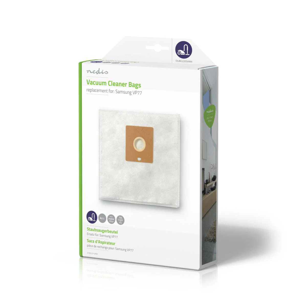 Stofzuigerzak 4 Stuks - Synthetisch - Meest verkocht voor: Philips - Image 3