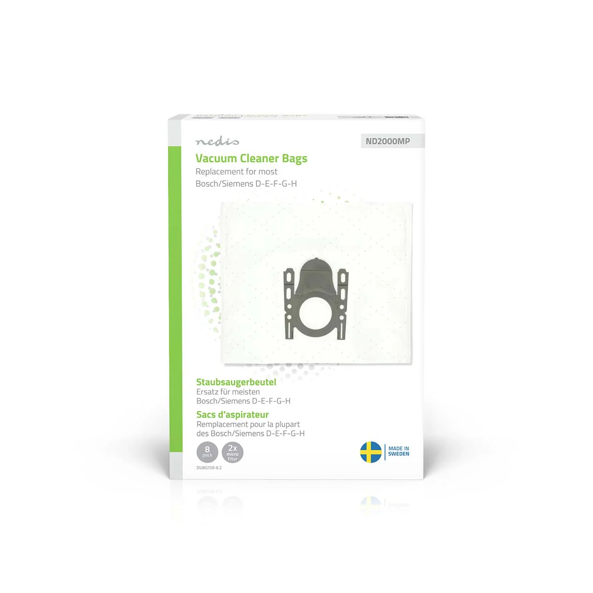 Stofzuigerzak 8 Stuks - Synthetisch - Meest verkocht voor: Bosch / Siemens D - E - F - G - H - Image 3
