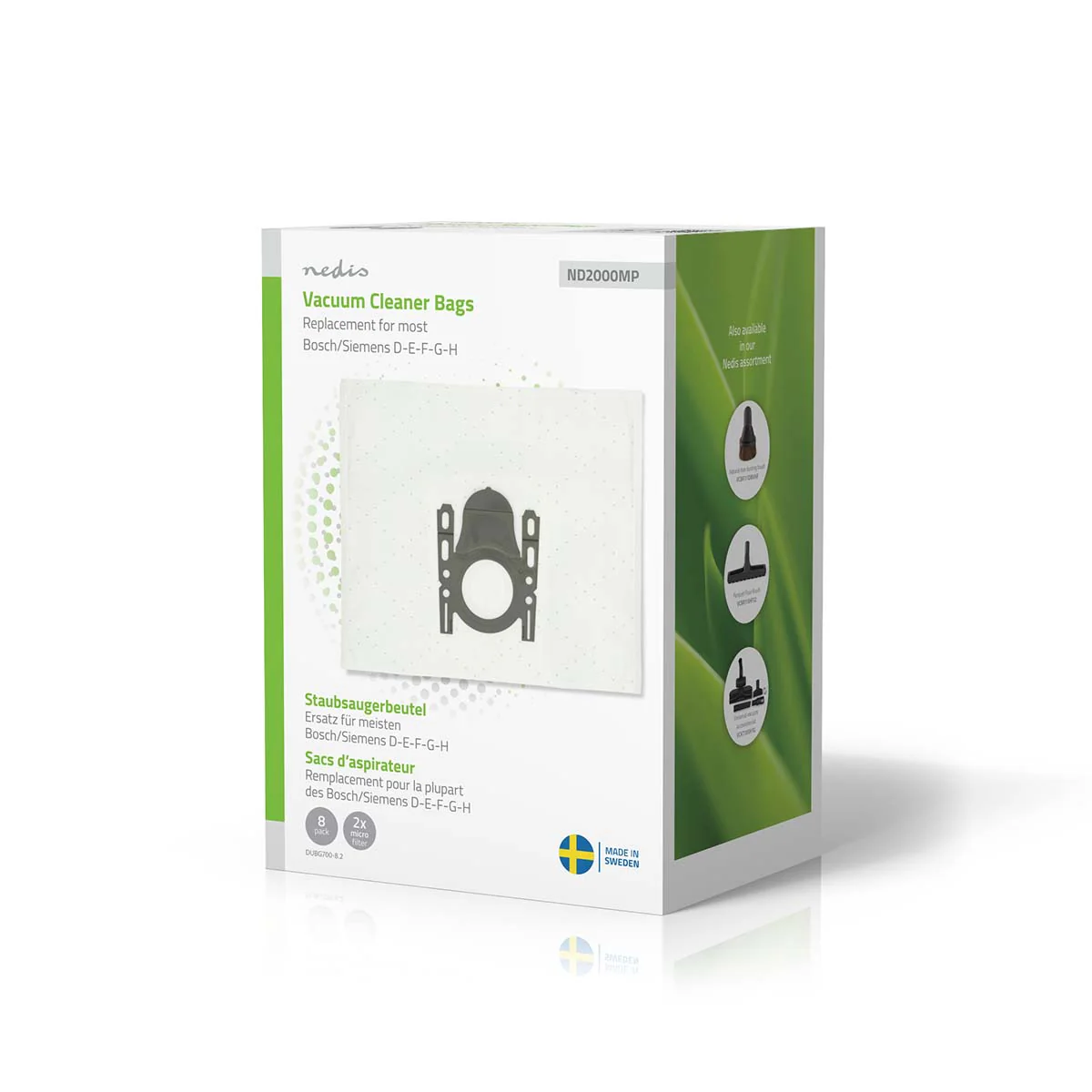 Stofzuigerzak 8 Stuks - Synthetisch - Meest verkocht voor: Bosch / Siemens D - E - F - G - H - Image 4