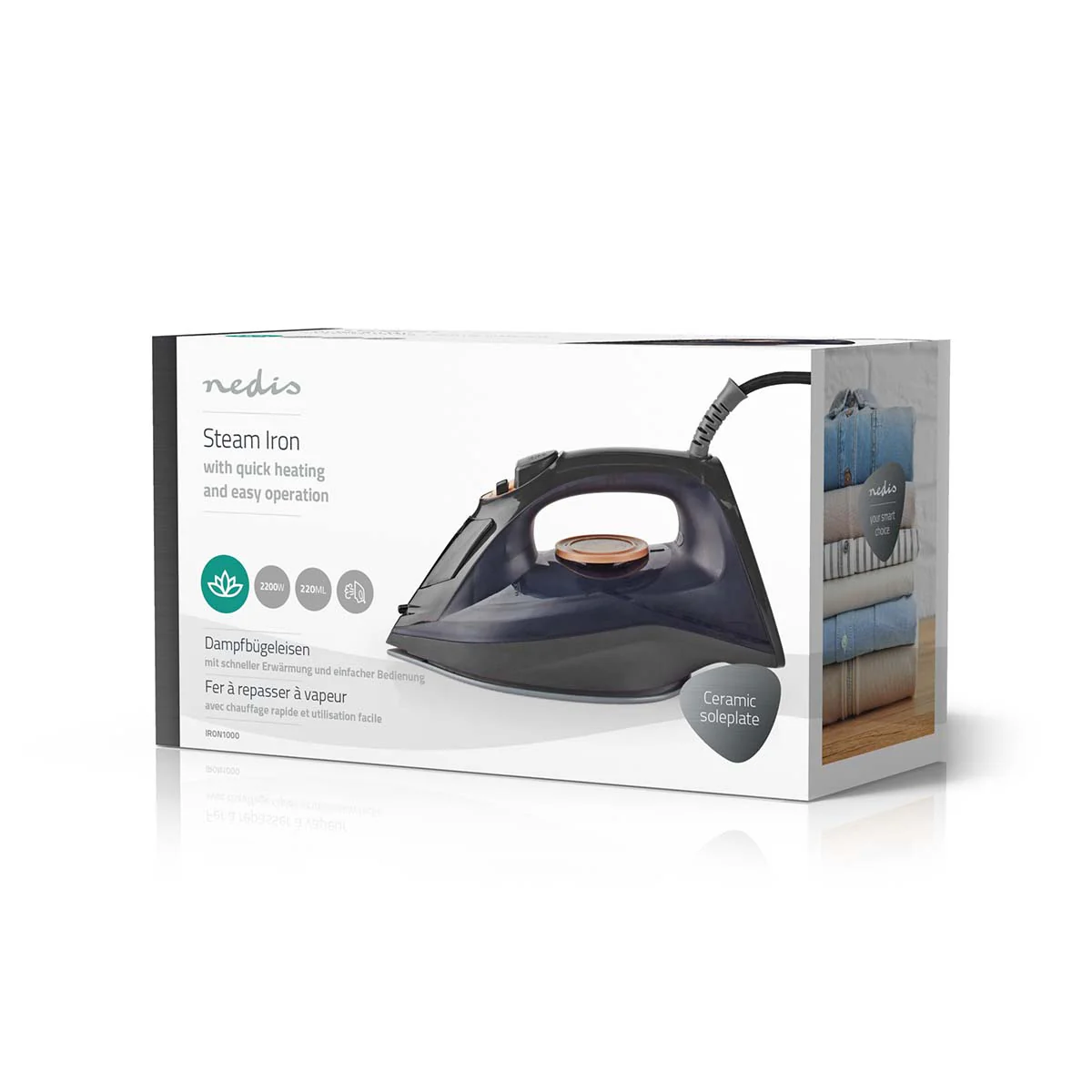 Stoomstrijkijzer 2200W - 25 g/m - Stoomstoot - Image 12