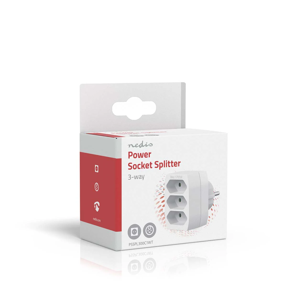 Stopcontact-Splitter Type-F (CEE 7/7) - 250 V AC 50 Hz - Frans / Type-C (CEE 7/16) - Image 6