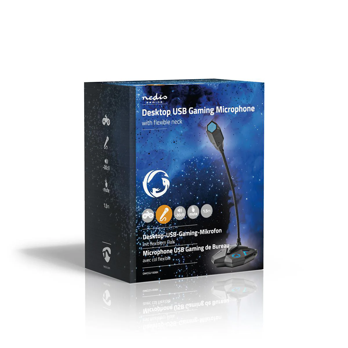 Streaming- en Gamingmicrofoon Apparaat: Desktop / Notebook - USB - Uitgangen audio / video / data: 1x 3.5 mm Audio Out - Image 11