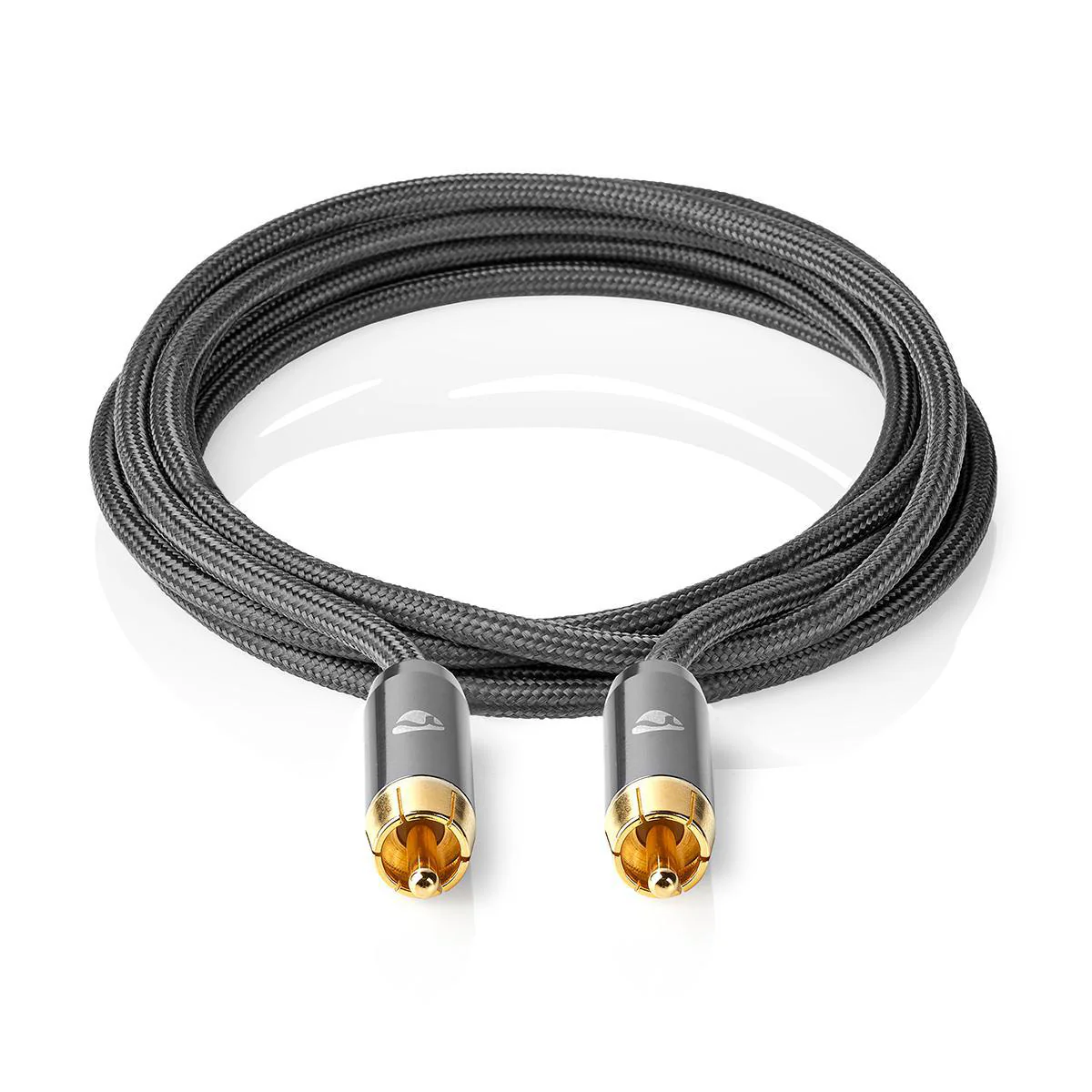 Subwoofer-Kabel RCA Male - RCA Male - Verguld - Image 3