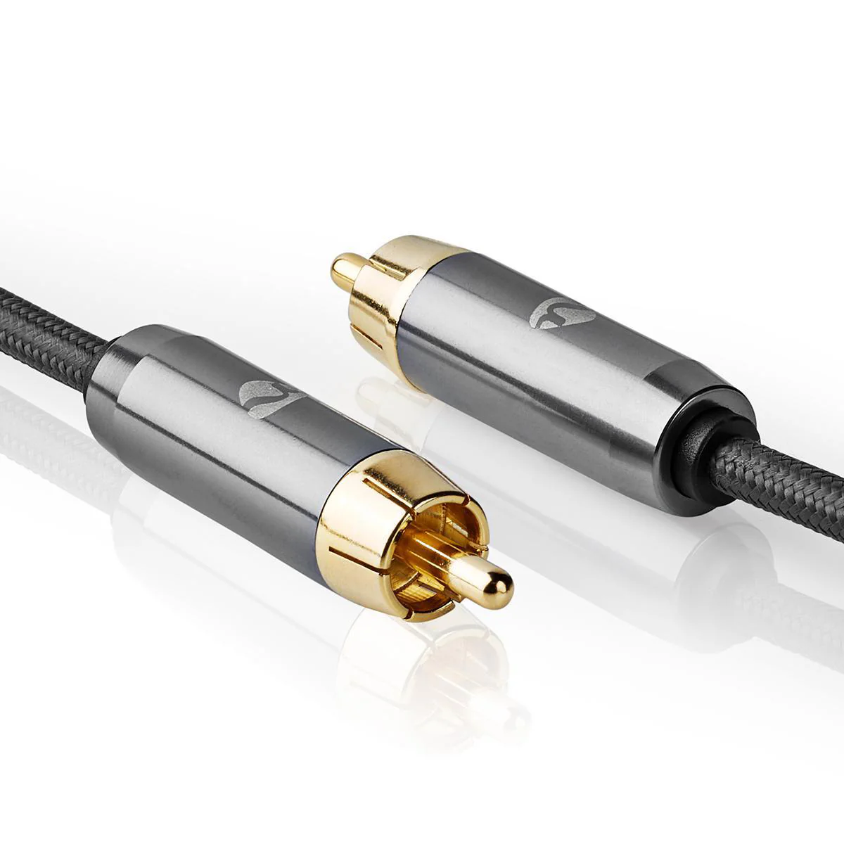 Subwoofer-Kabel RCA Male - RCA Male - Verguld - Image 5