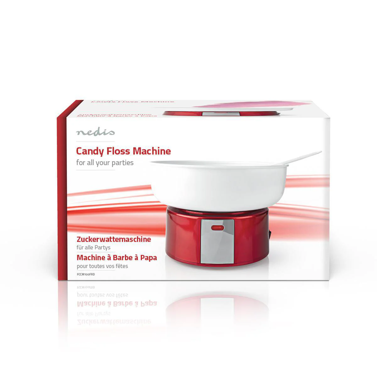 Suikerspinmachine 500W - Rood / Wit - Image 10