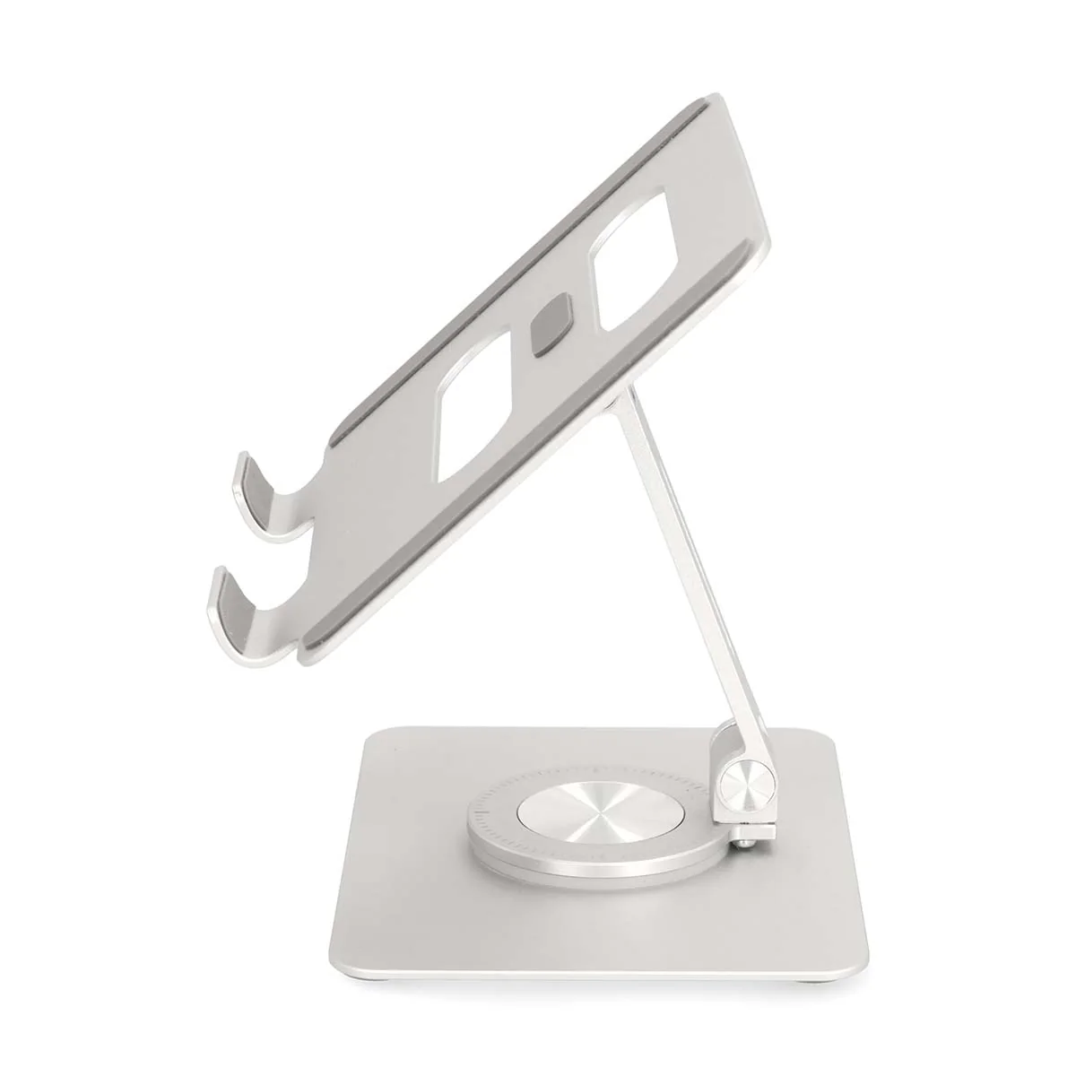 Tablet Standaard Draai- en Kantelbaar - Zilver - Image 3