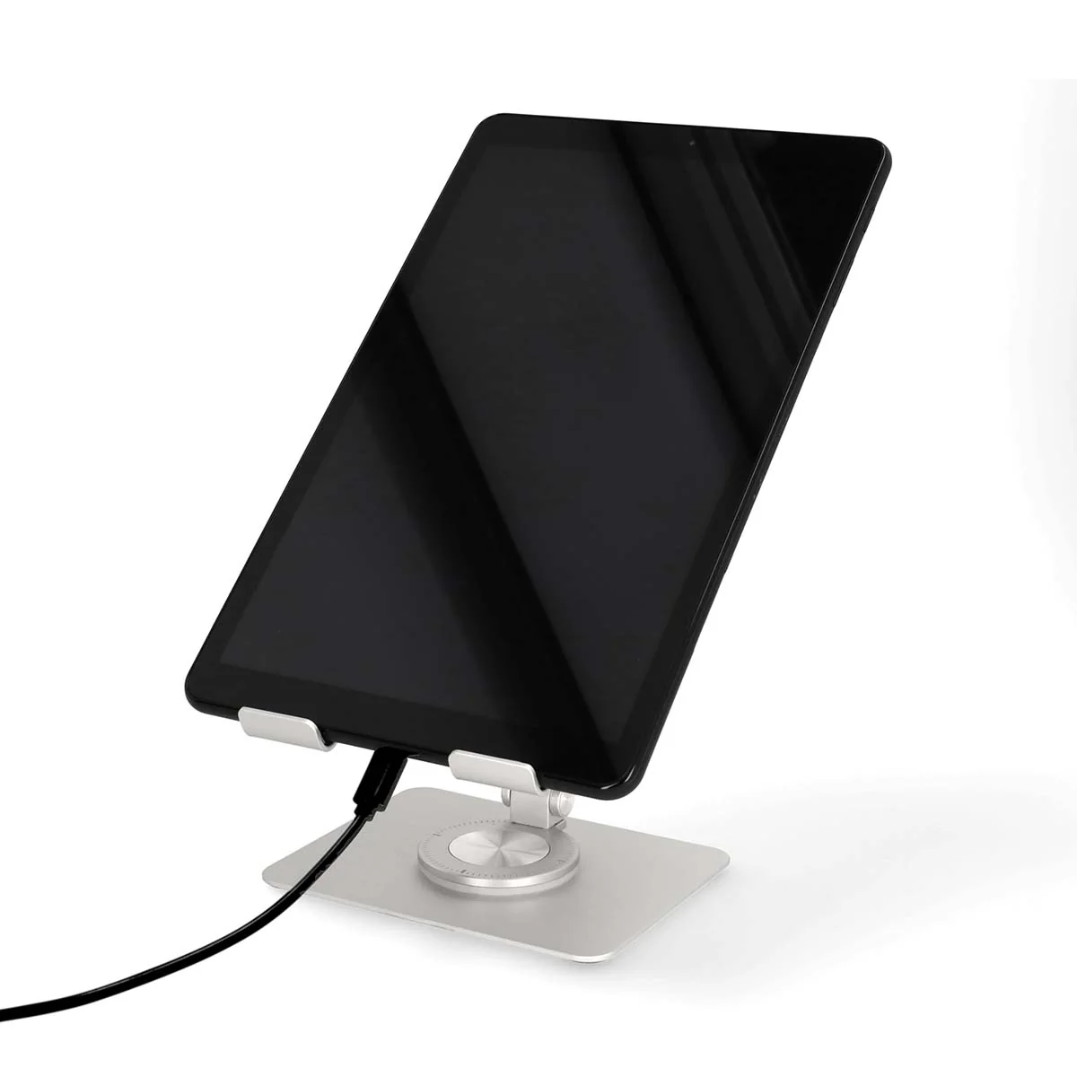 Tablet Standaard Draai- en Kantelbaar - Zilver - Image 7