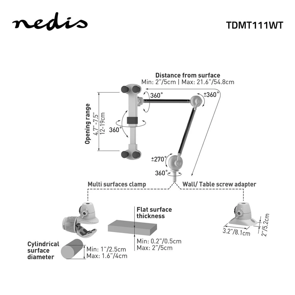 Tablet Standaard Interactief - Metaal / Wit - Image 10