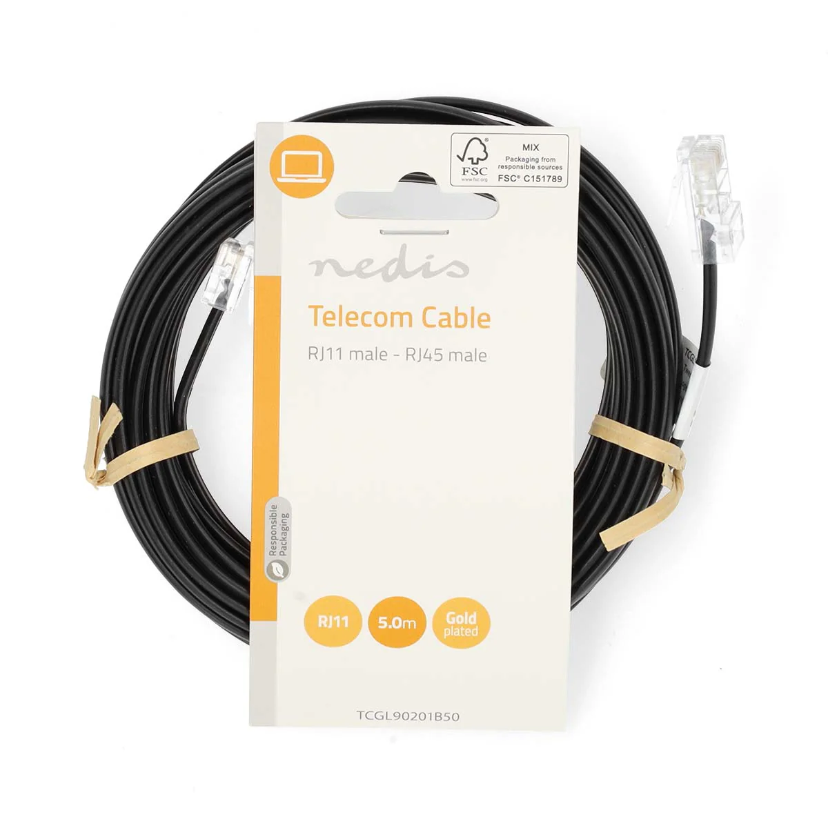 Telecomkabel RJ11 Male - RJ45 Male - 5.00m - Image 3