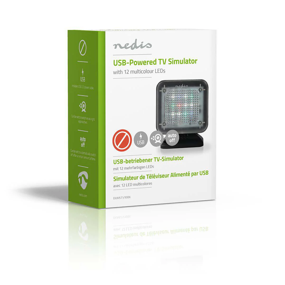 TV-Simulator USB Gevoed - Binnen - Zwart - Image 9
