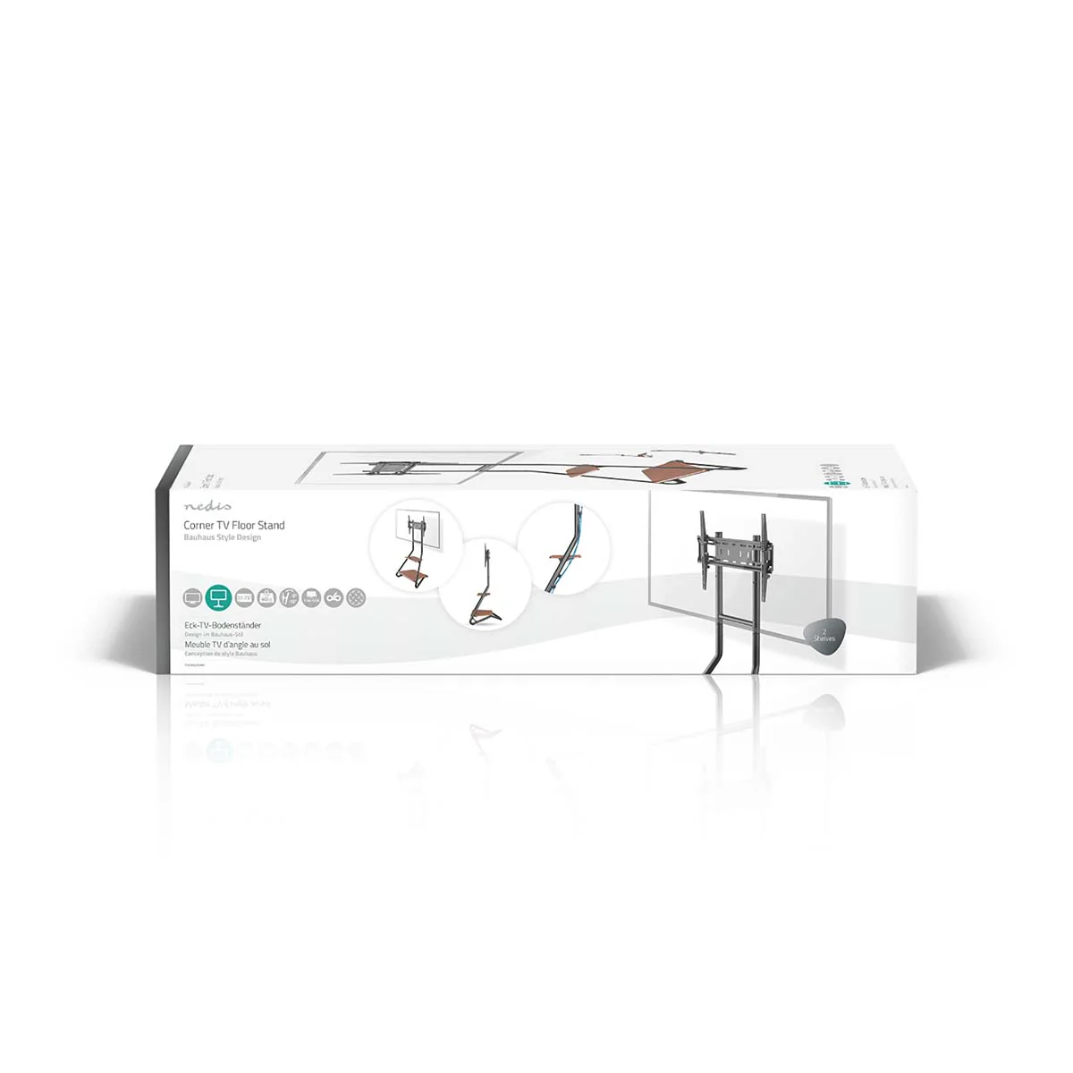 TV Vloerstandaard 37 - 75" - Maximaal schermgewicht: 40 kg - Bauhaus Design - Image 11