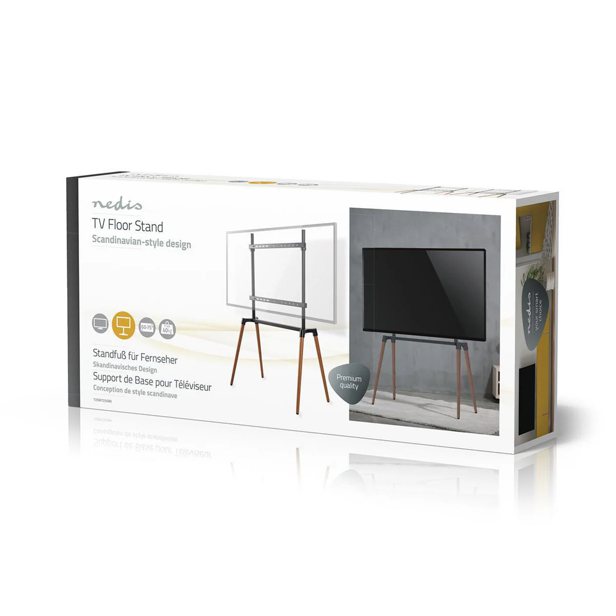 TV Vloerstandaard 60 - 75" - Maximaal schermgewicht: 40 kg - Scandinavian Design - Image 14