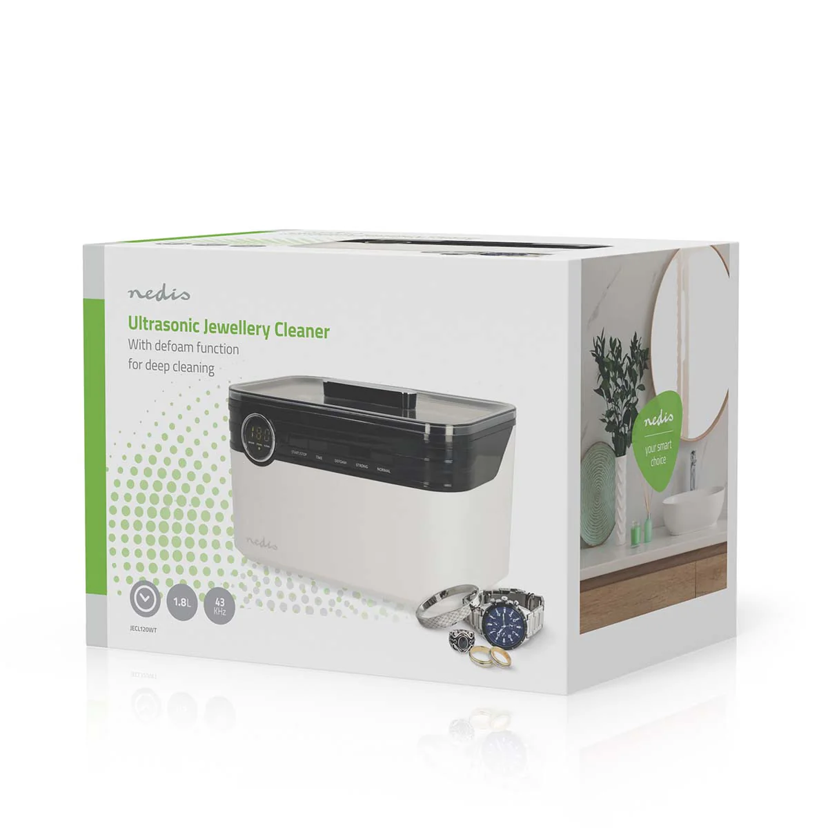Ultrasone Juwelenreiniger Netvoeding - 220 - 240 V AC 50/60 Hz - 1.8l - Image 10