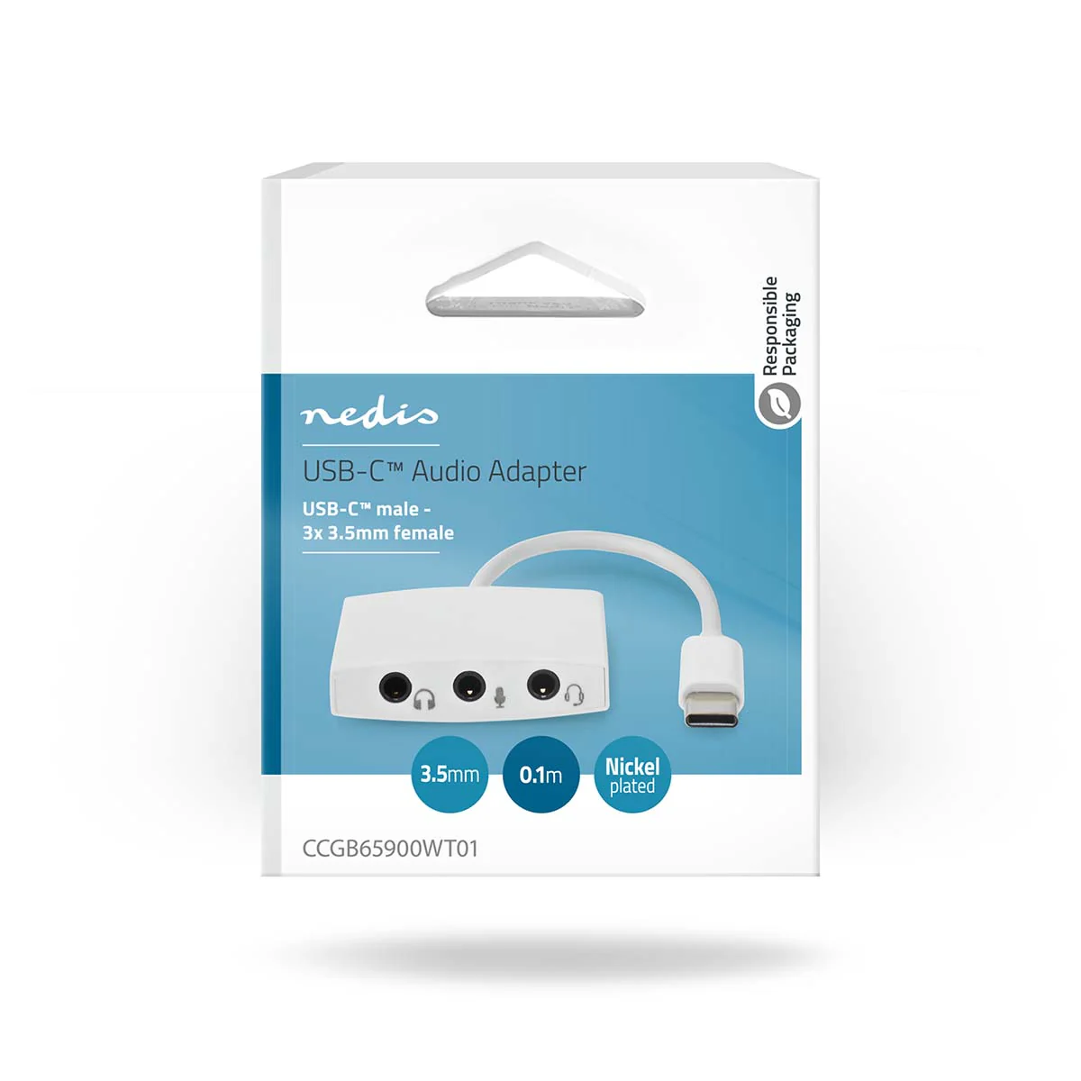 USB-C™ Adapter USB 2.0 - USB-C™ Male - 3,5 mm Female - Image 5
