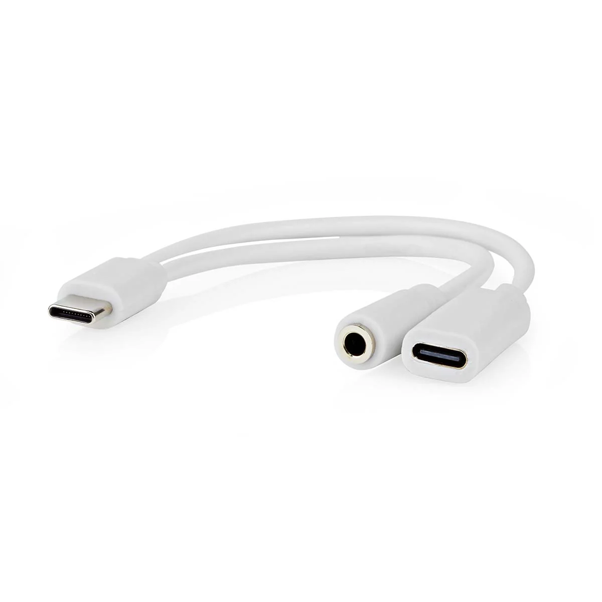 USB-C™ Adapter USB 2.0 - USB-C™ Male - USB-C™ Female / 3,5 mm Female