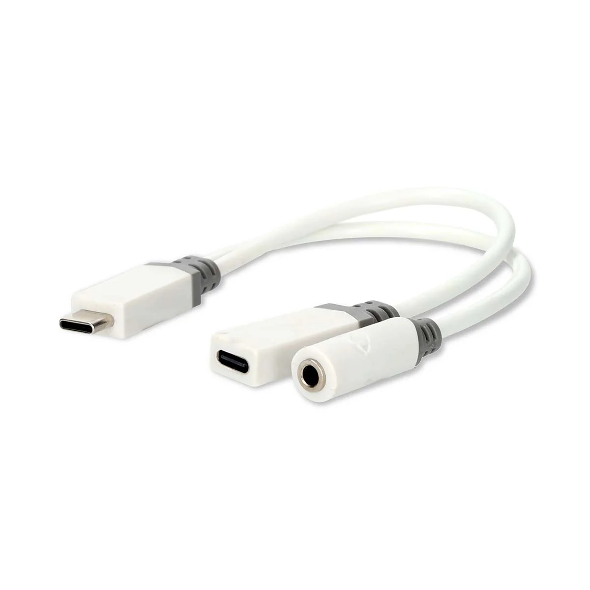 USB-C™ Adapter USB 2.0 - USB-C™ Male - USB-C™ Female / 3,5 mm Female