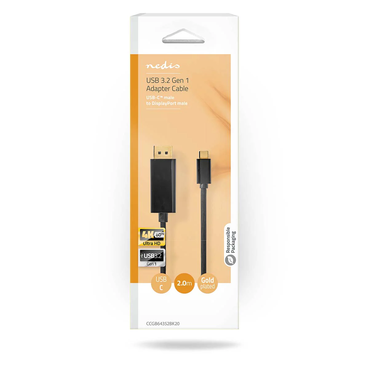 USB-C™ Adapter USB 3.2 Gen 1 - USB-C™ Male - DisplayPort Male - Image 4