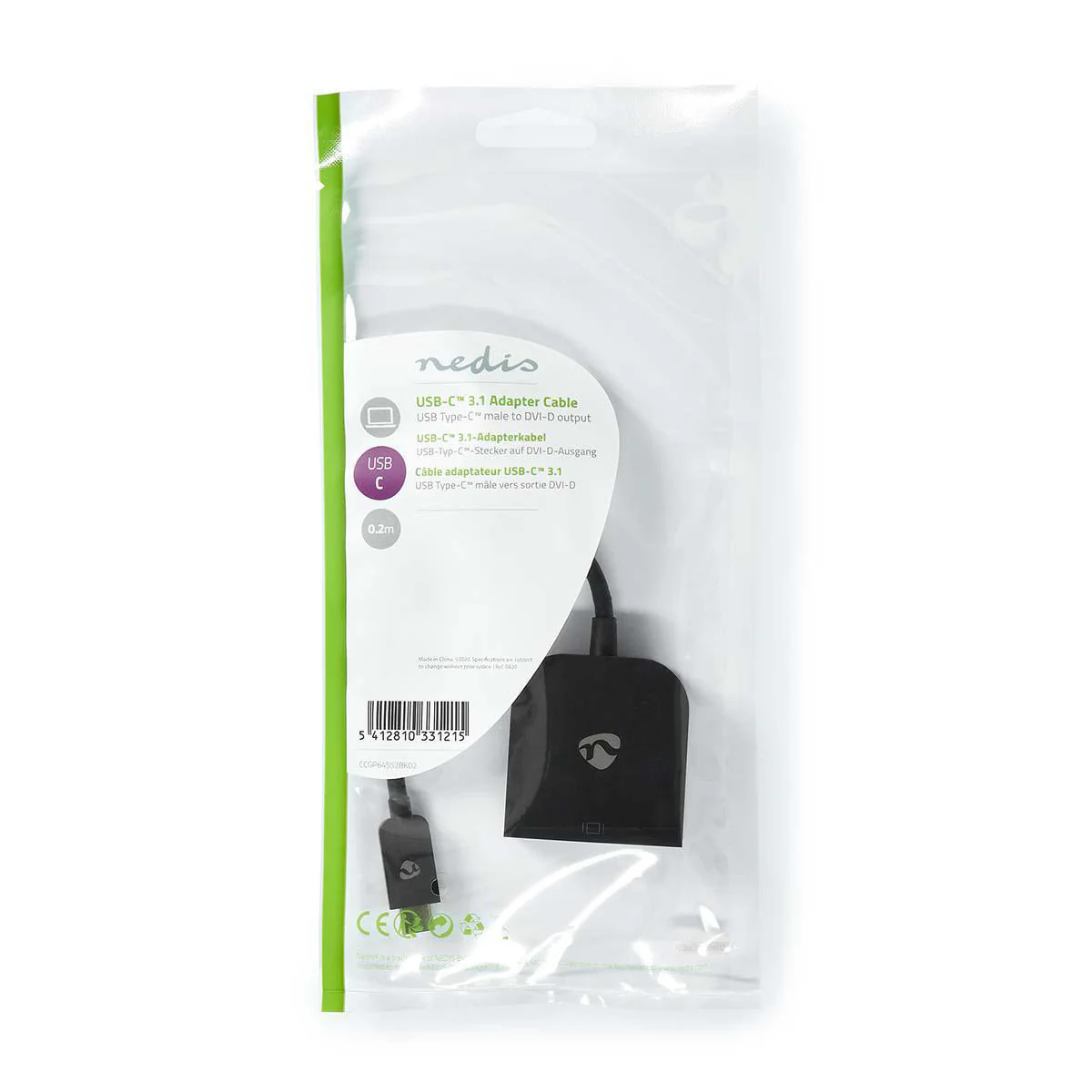USB-C™ Adapter USB 3.2 Gen 1 - USB-C™ Male - DVI-D 24+1-Pins Female - Image 5