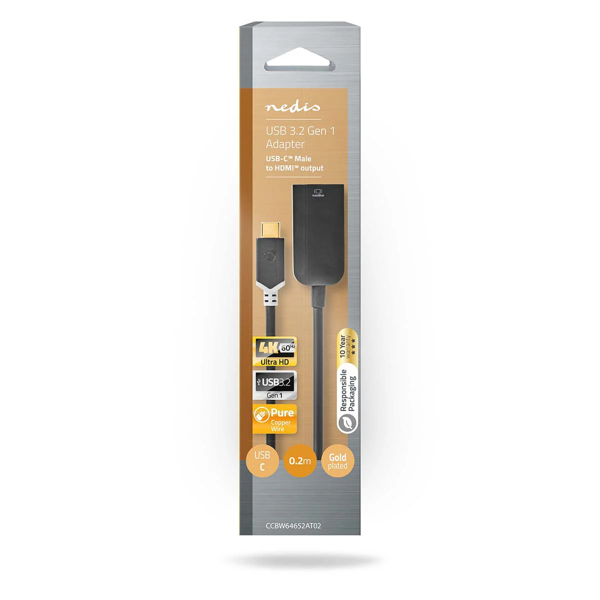 USB-C™ Adapter USB 3.2 Gen 1 - USB-C™ Male - HDMI™ Output - Image 5