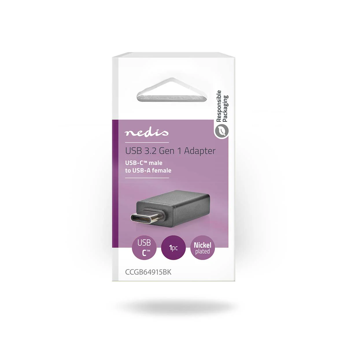 USB-C™ Adapter USB 3.2 Gen 1 - USB-C™ Male - USB-A Female - Image 5