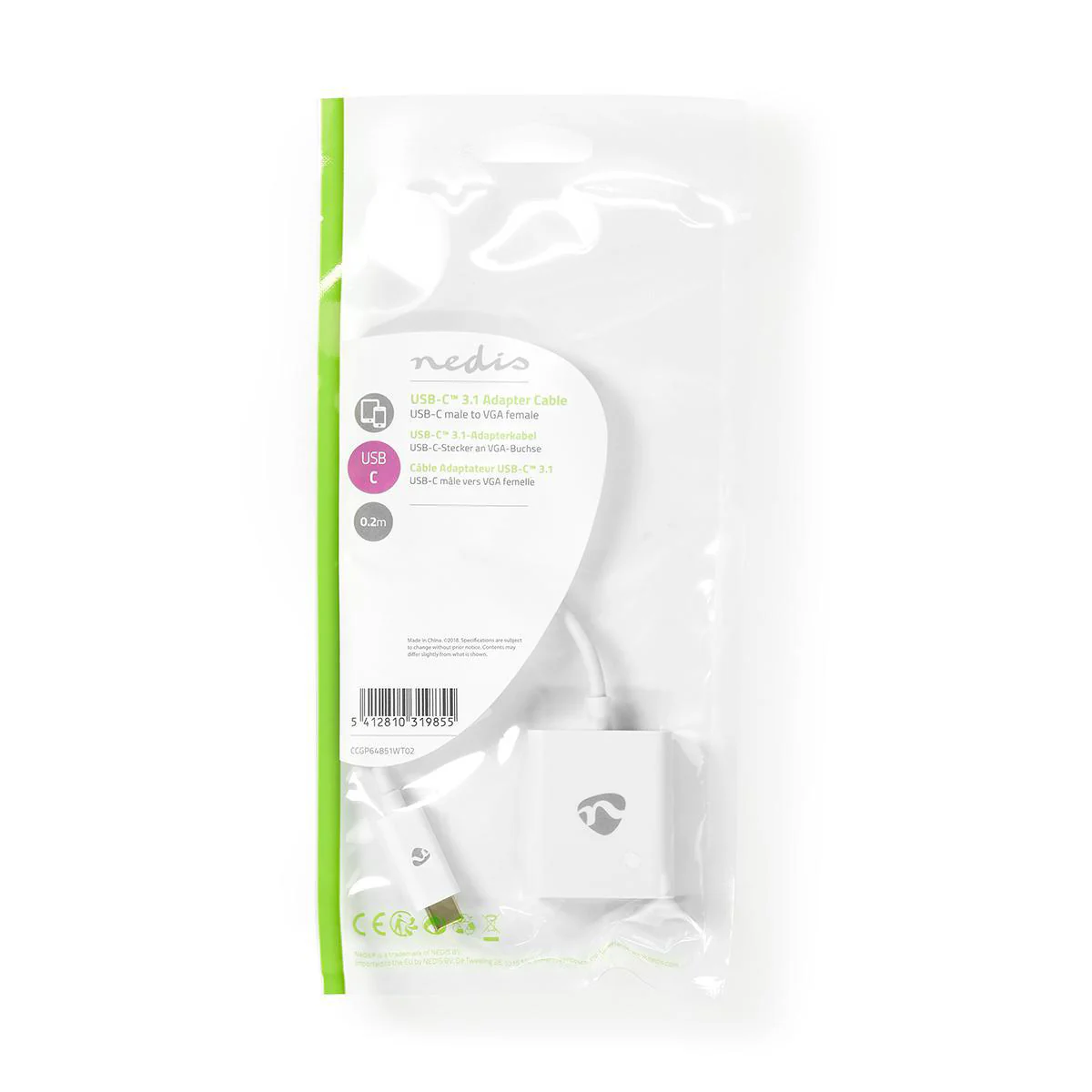 USB-C™ Adapter USB 3.2 Gen 1 - USB-C™ Male - VGA Female 15p - Image 4