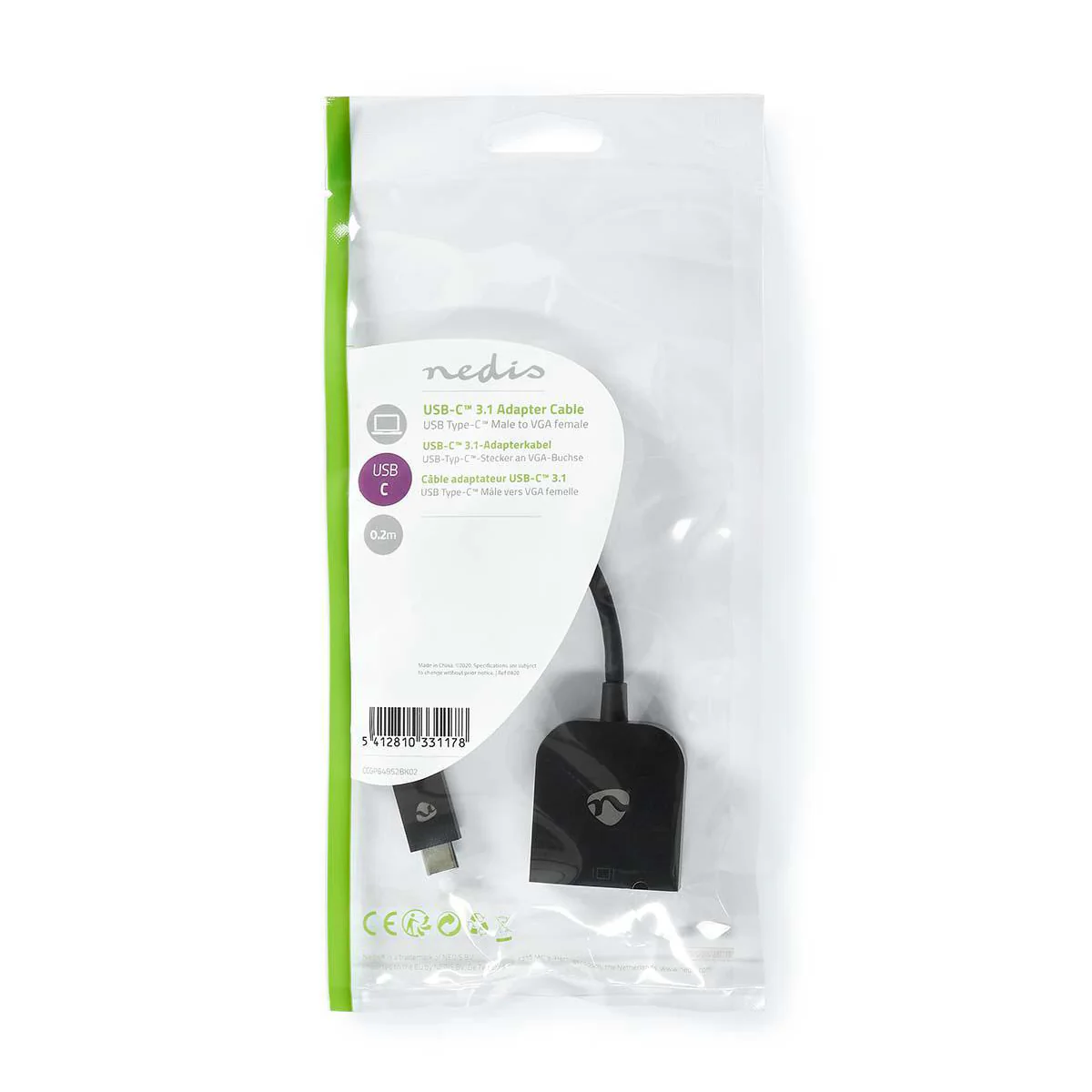 USB-C™ Adapter USB 3.2 Gen 1 - USB-C™ Male - VGA Female 15p - Image 4
