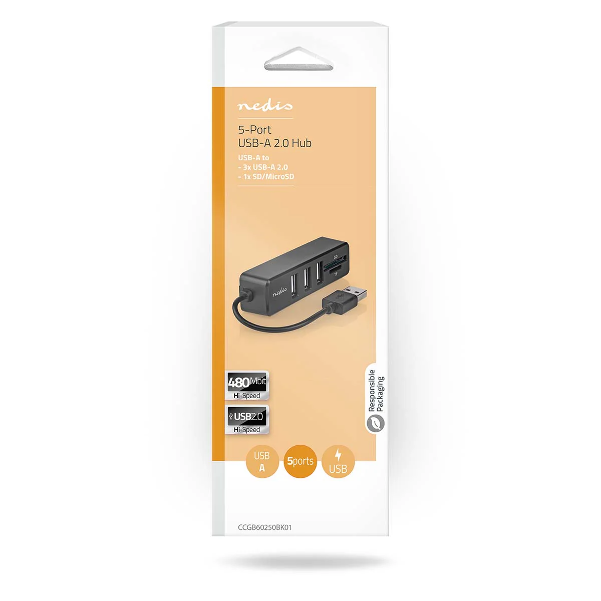 USB-Hub 1x USB-A - 3x USB A Female - 5-Poorts poort(en) - Image 13