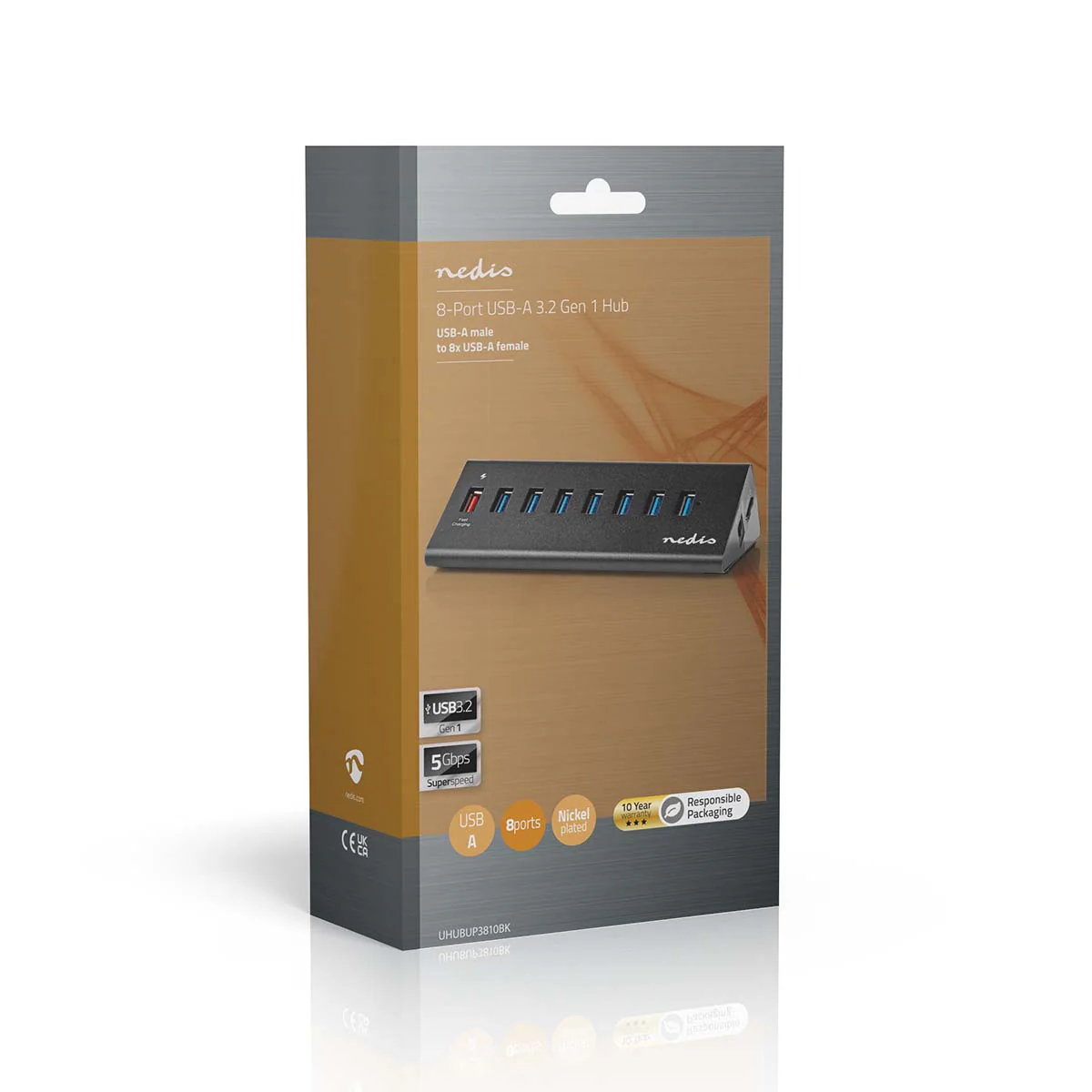 USB-Hub USB Micro-B Female - USB-A Female - QC3.0 / USB 3.2 Gen 1 - Image 9