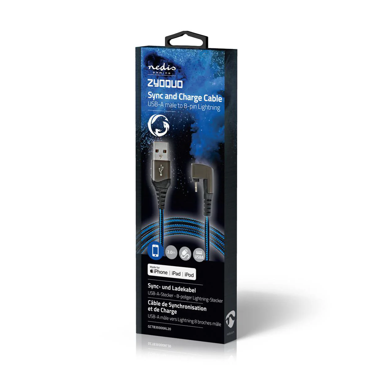 USB-Kabel USB 2.0 - Apple Lightning 8-Pins - USB-A Male - Image 10