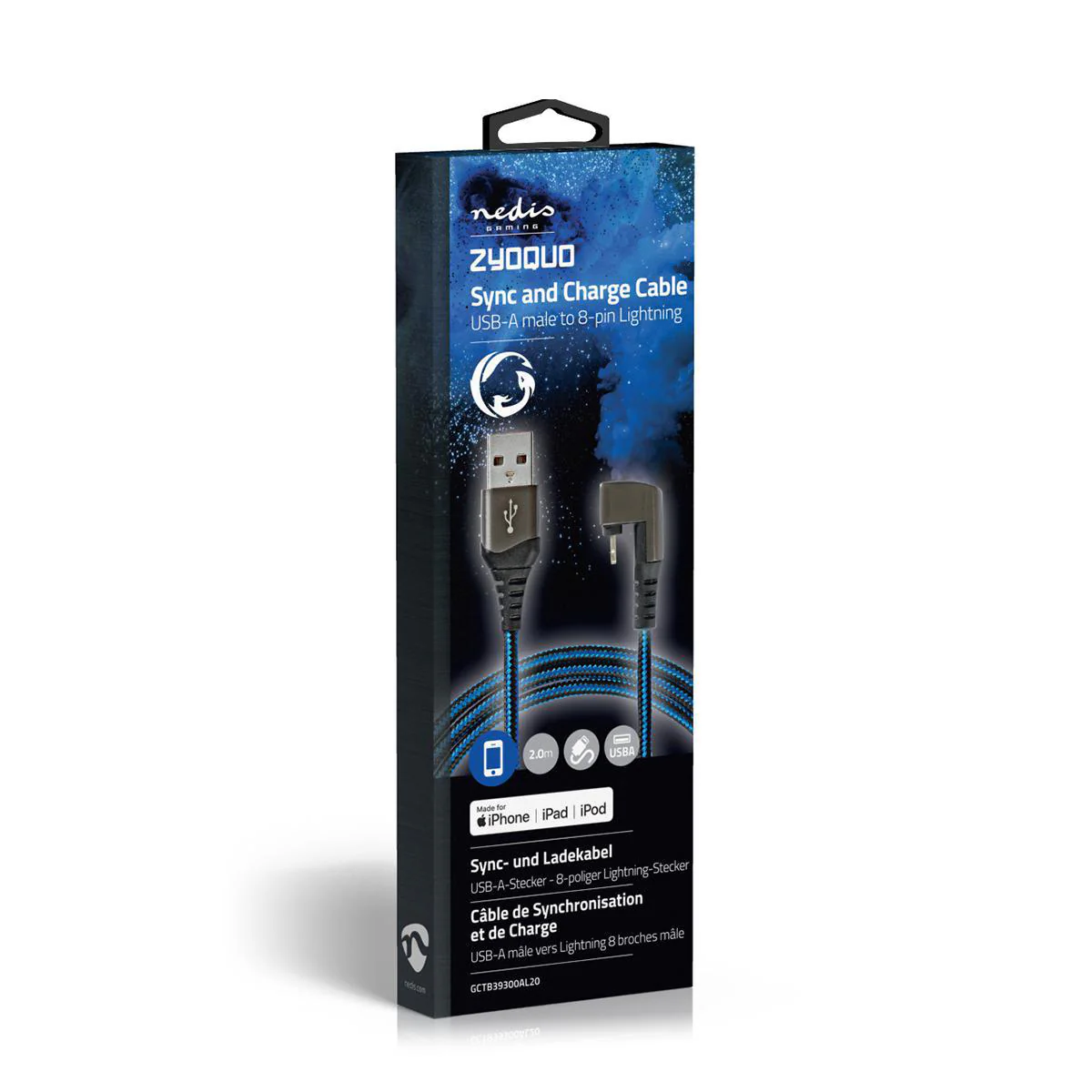 USB-Kabel USB 2.0 - Apple Lightning 8-Pins - USB-A Male - Image 12