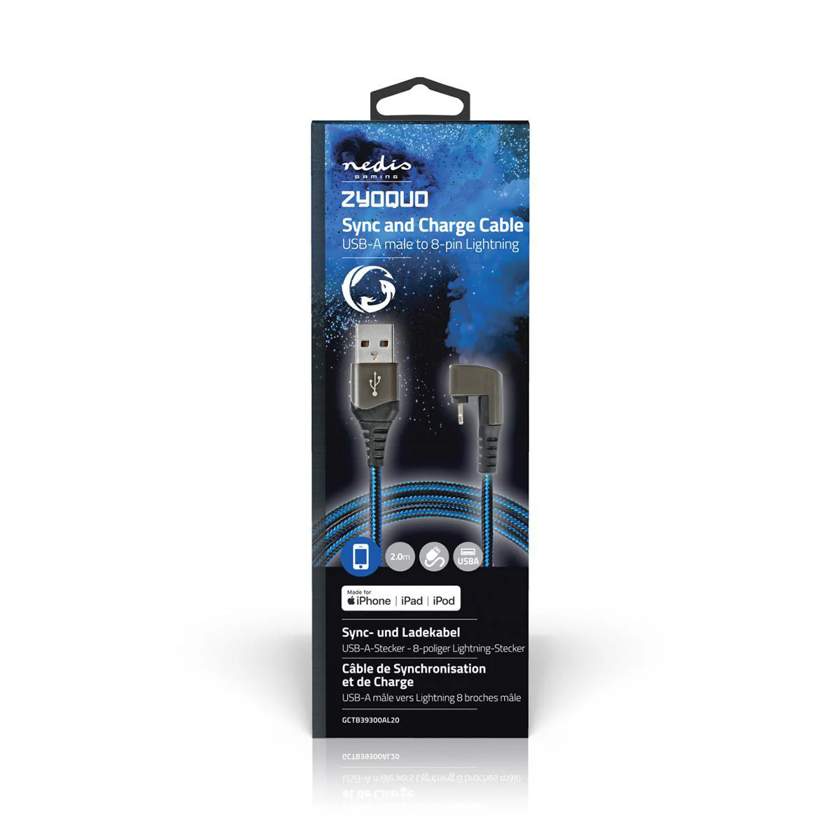 USB-Kabel USB 2.0 - Apple Lightning 8-Pins - USB-A Male - Image 9