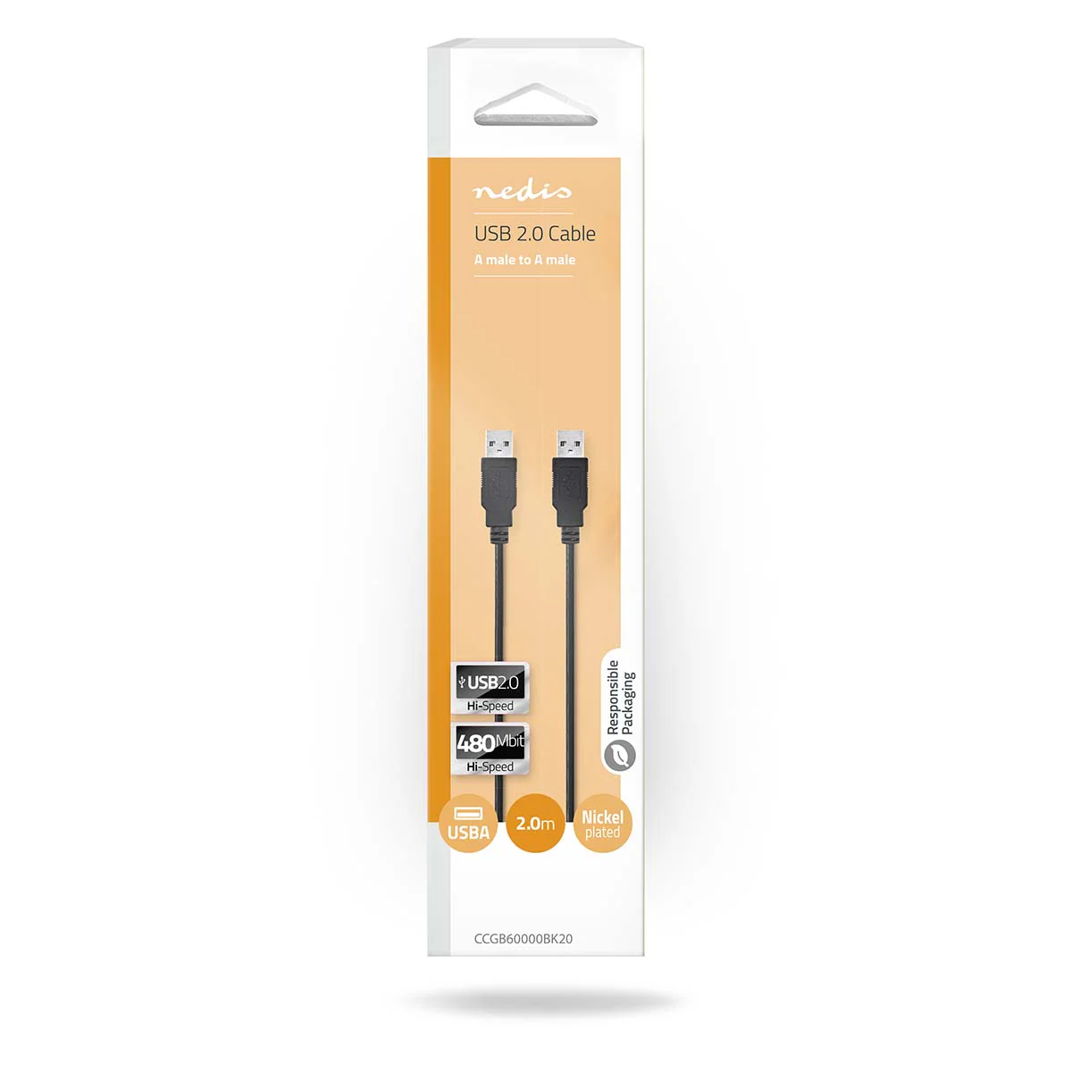 USB-Kabel USB 2.0 - USB-A Male - USB-A Male - Image 3