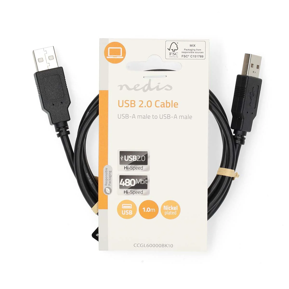 USB-Kabel USB 2.0 - USB-A Male - USB-A Male - Image 3