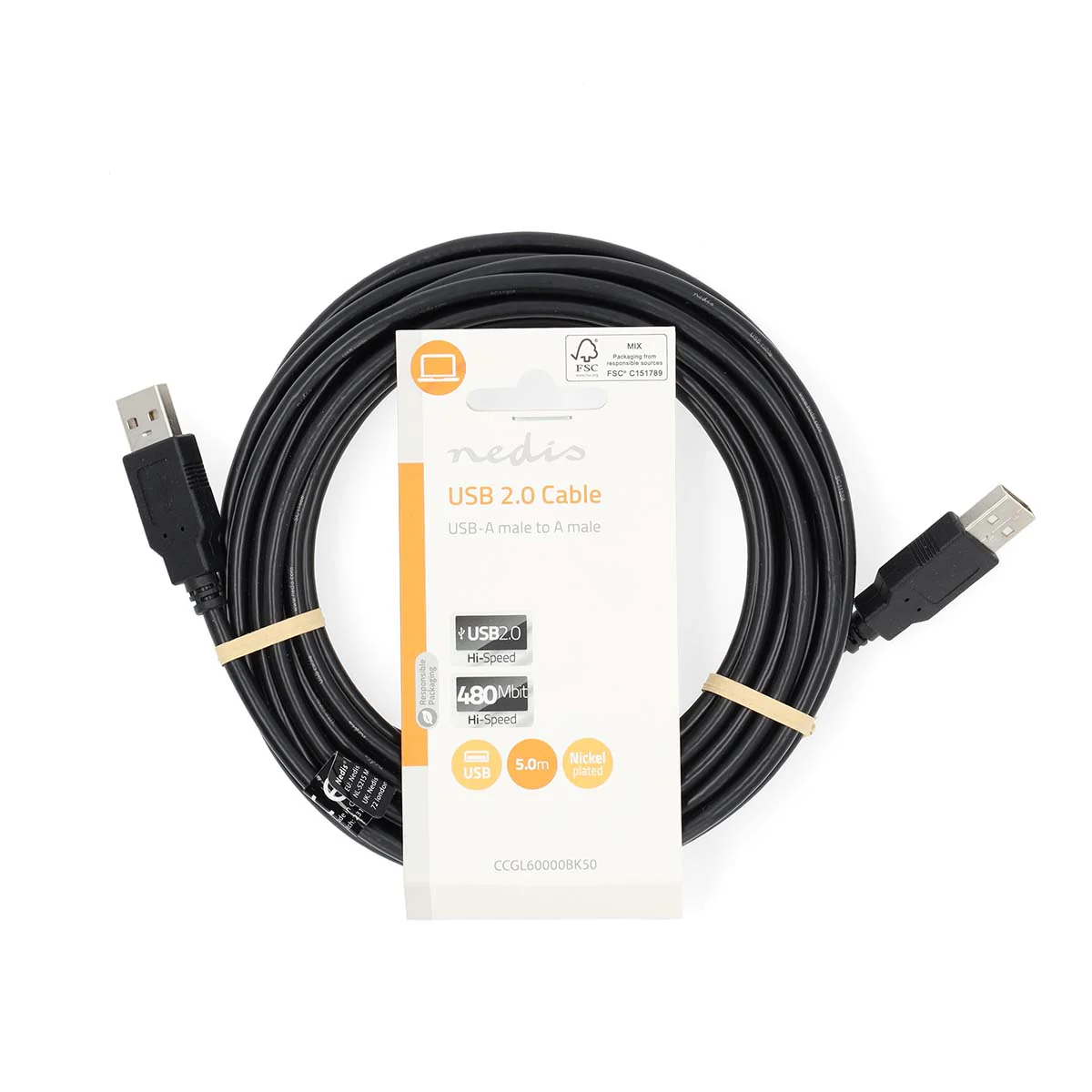 USB-Kabel USB 2.0 - USB-A Male - USB-A Male - Image 6