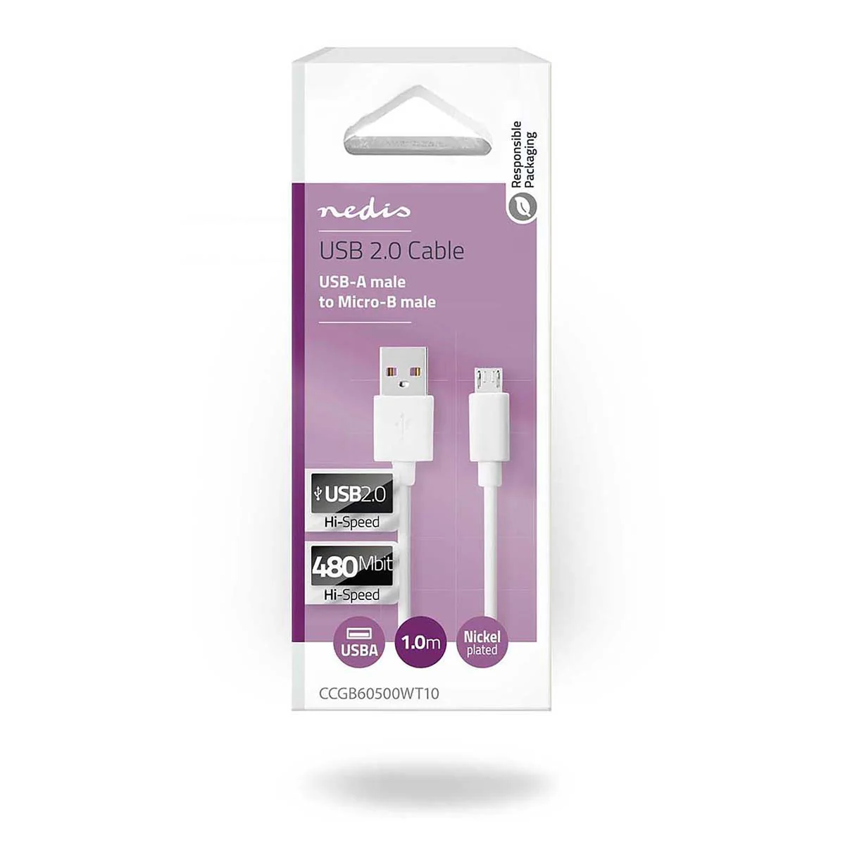 USB-Kabel USB 2.0 - USB-A Male - USB Micro-B Male - Image 6