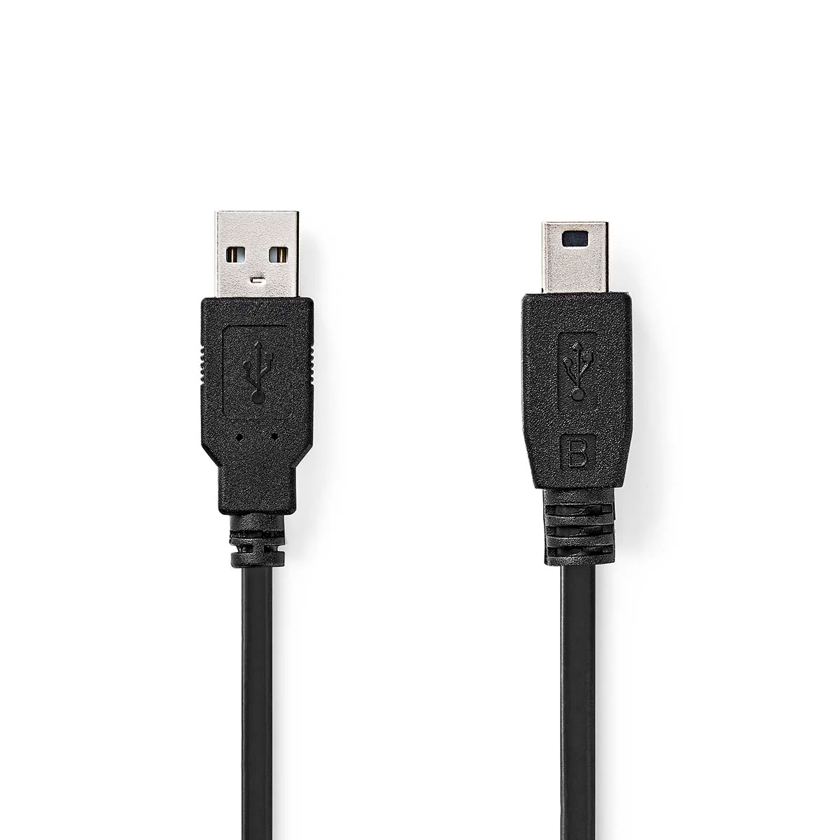 USB-Kabel USB 2.0 - USB-A Male - USB Mini-B 5-Pins Male