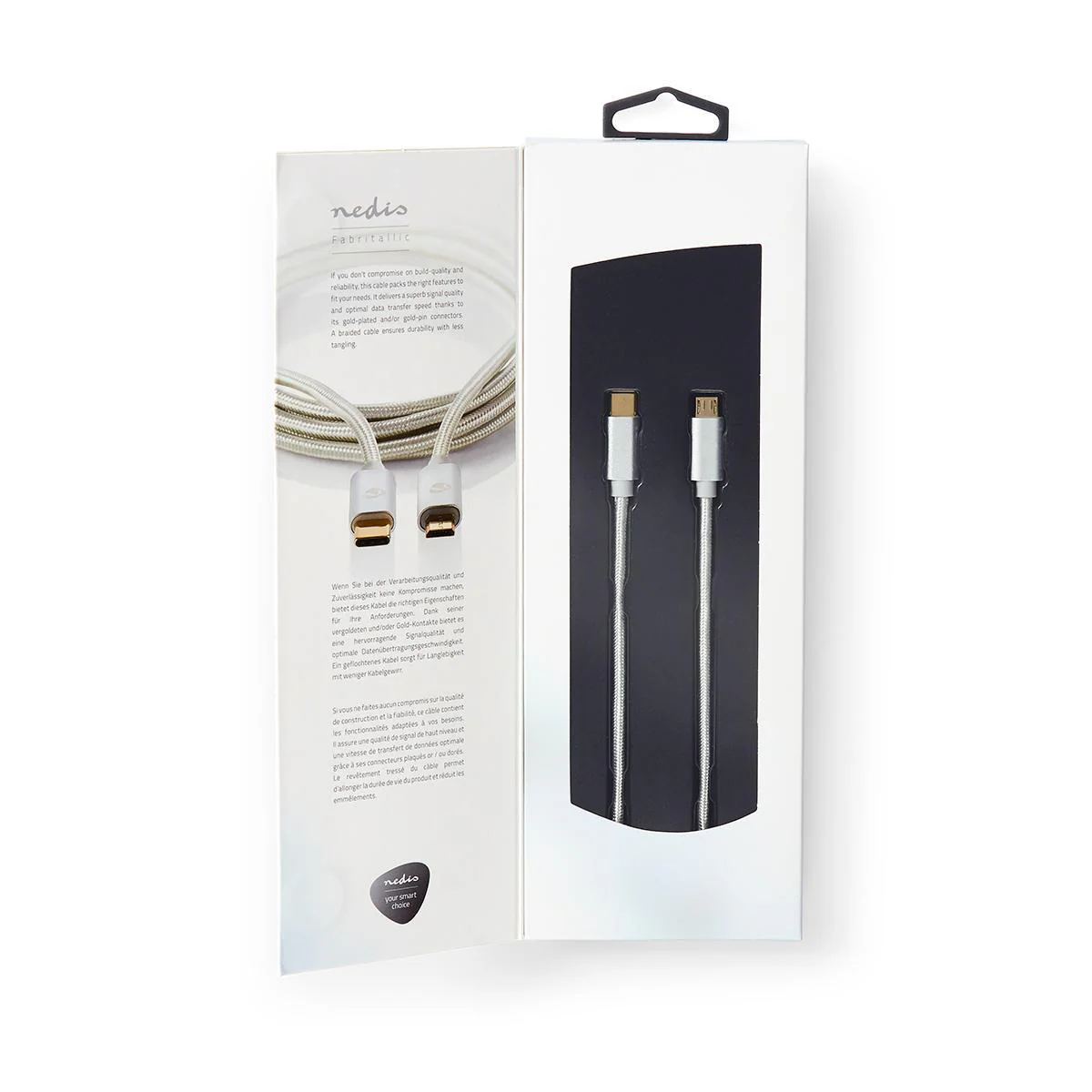 USB-Kabel USB 2.0 - USB-C™ Male - USB Micro-B Male - Image 7