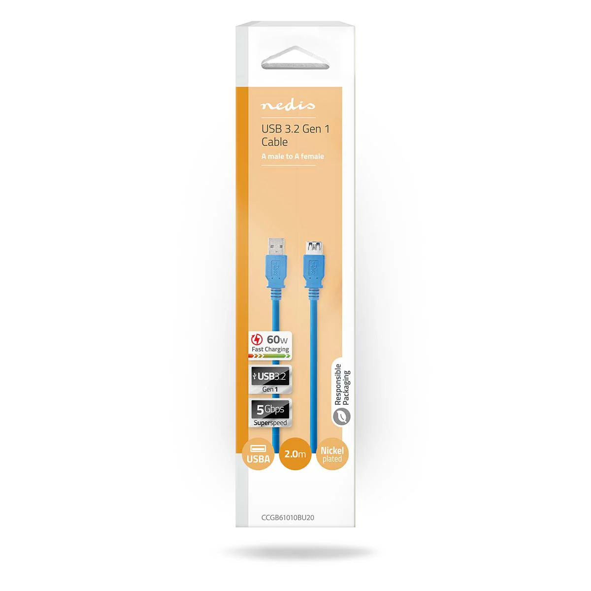 USB-Kabel USB 3.2 Gen 1 - USB-A Male - USB-A Female - Image 3