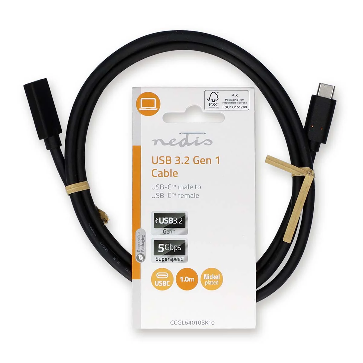 USB-Kabel USB 3.2 Gen 1 - USB-C™ Male - USB-C™ Female - Image 3