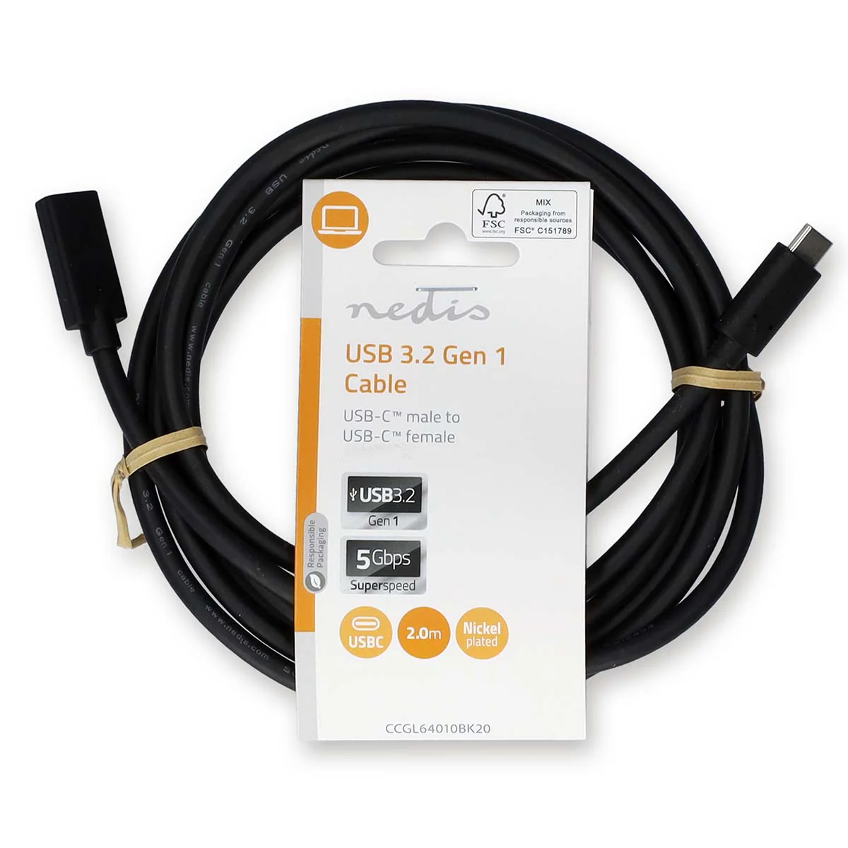 USB-Kabel USB 3.2 Gen 1 - USB-C™ Male - USB-C™ Female - Image 4