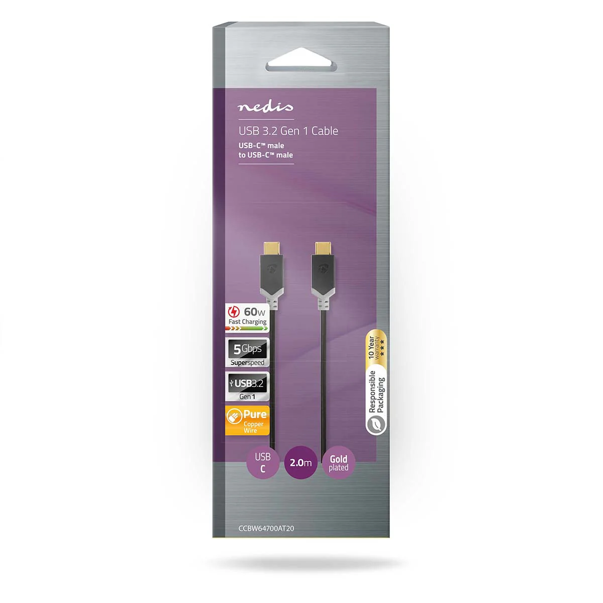 USB-Kabel USB 3.2 Gen 1 - USB-C™ Male - USB-C™ Male - Image 4