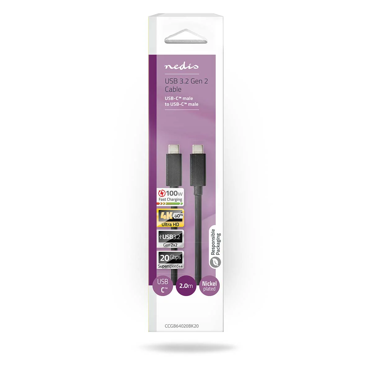 USB-Kabel USB 3.2 Gen 2 - USB-C™ Male - USB-C™ Male - Image 4