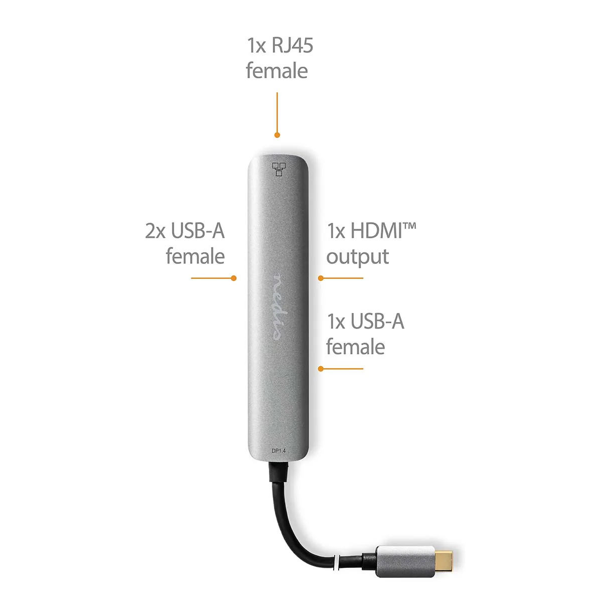 USB Multi-Port Adapter 5-in-1 - USB 3.2 Gen 1 - USB-C™ Male - Image 7