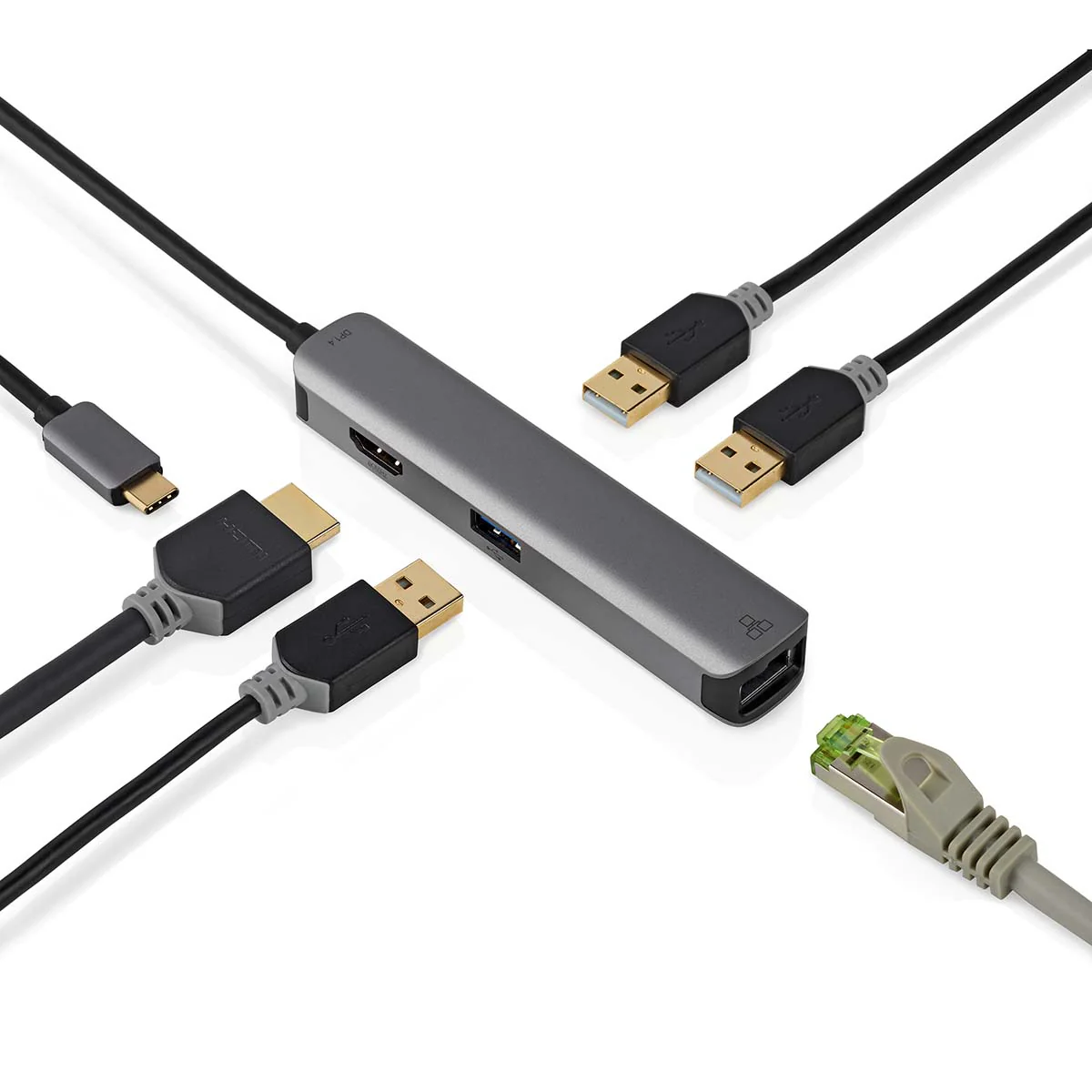 USB Multi-Port Adapter 5-in-1 - USB 3.2 Gen 1 - USB-C™ Male - Image 8