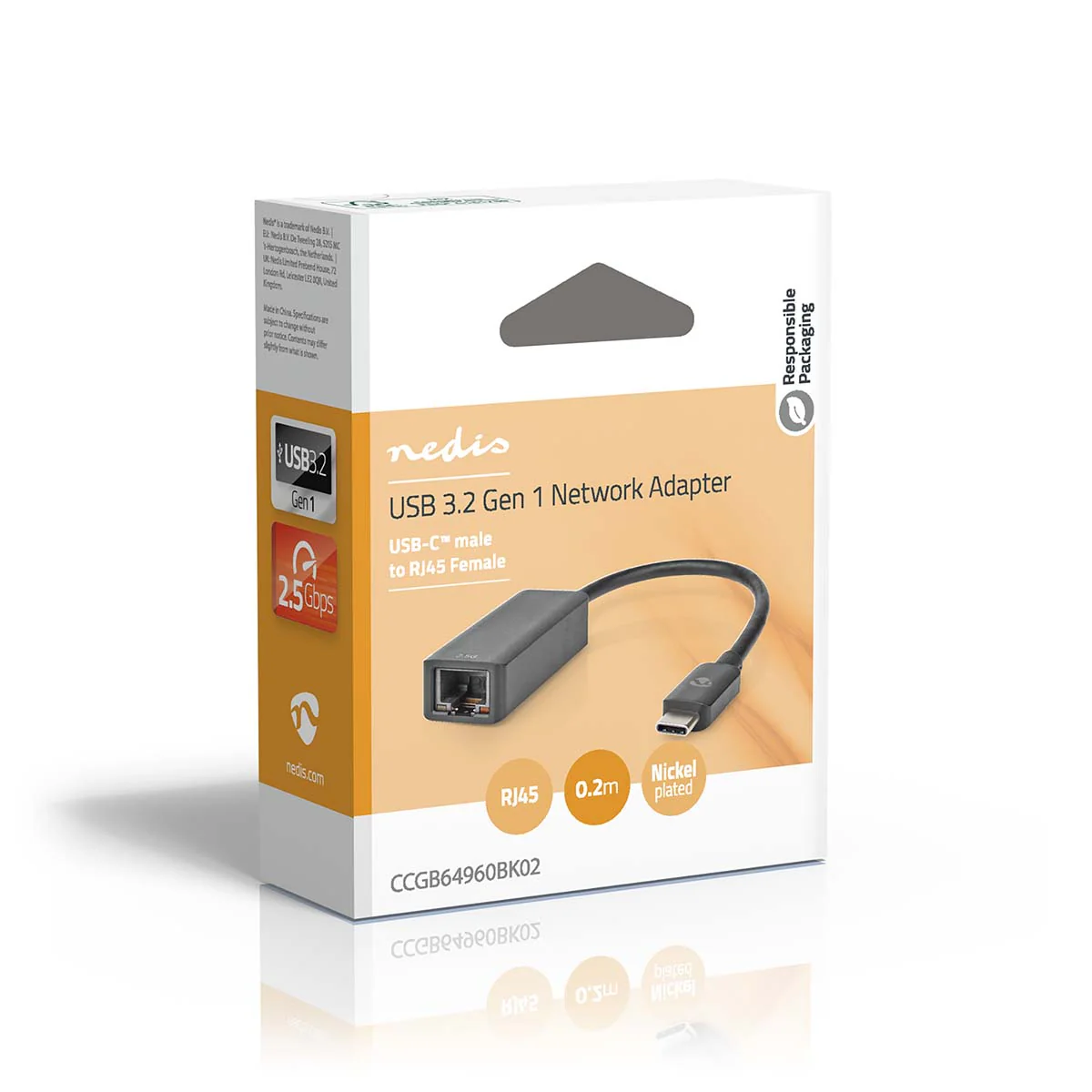 USB-netwerkadapter USB 3.2 Gen 1 - 2.5 Gbps - USB-C™ Male - Image 6
