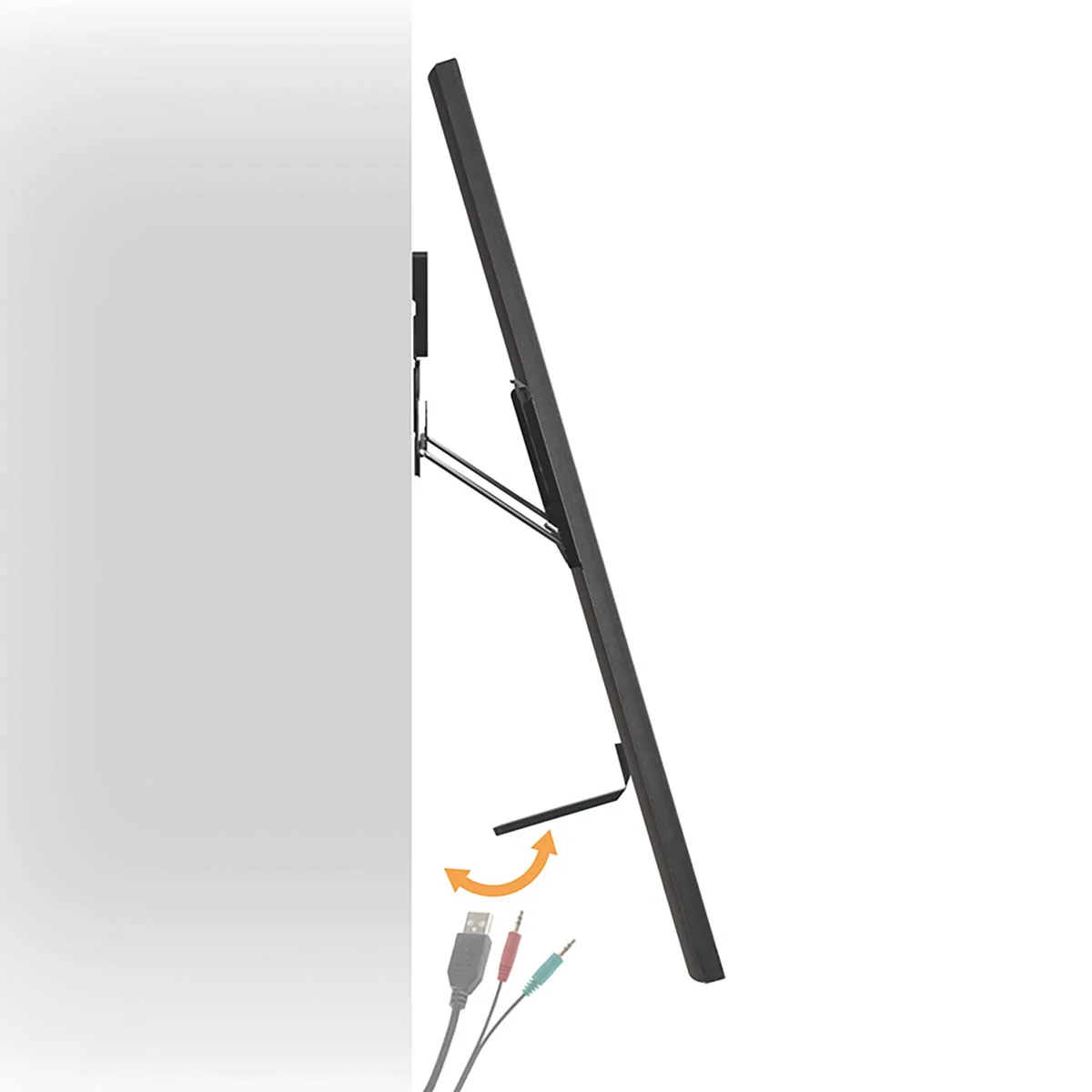 Vaste TV-Muurbeugel 43 - 85" - Maximaal schermgewicht: 60 kg - Minimale muurafstand: 7.50 mm - Image 9