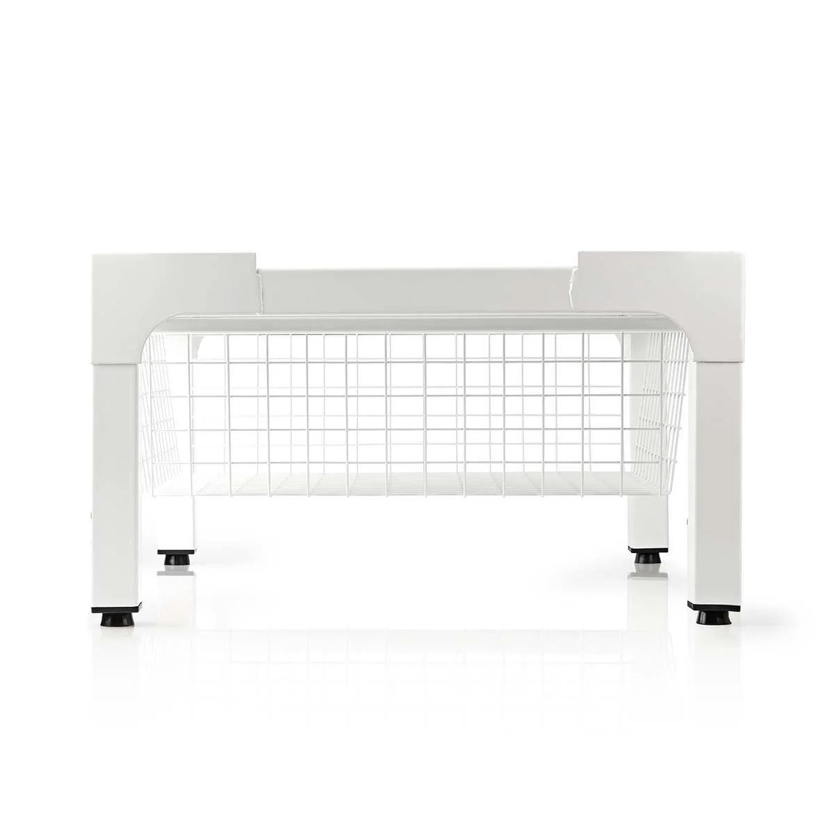 Verhoger voor Wasmachine en Wasdroger Draadmand - 200 kg - Wit - Image 3